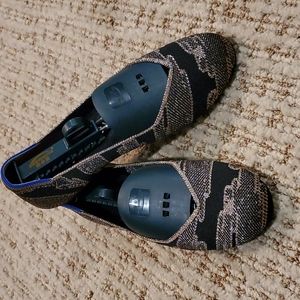 Rothy's Gold Shimmer Flats